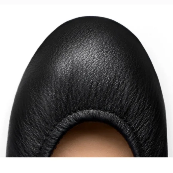 Tieks by Gavrieli Matte Black Leather Ballet Flats - 5 - Picture 5 of 16